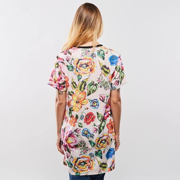 Adidas Floralita Reversible Dress Top Short Floral - Picture 5 of 16